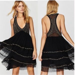 Free People Twilight Beaded Dress NWT